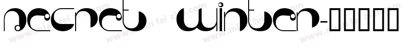 Secret winter字体转换